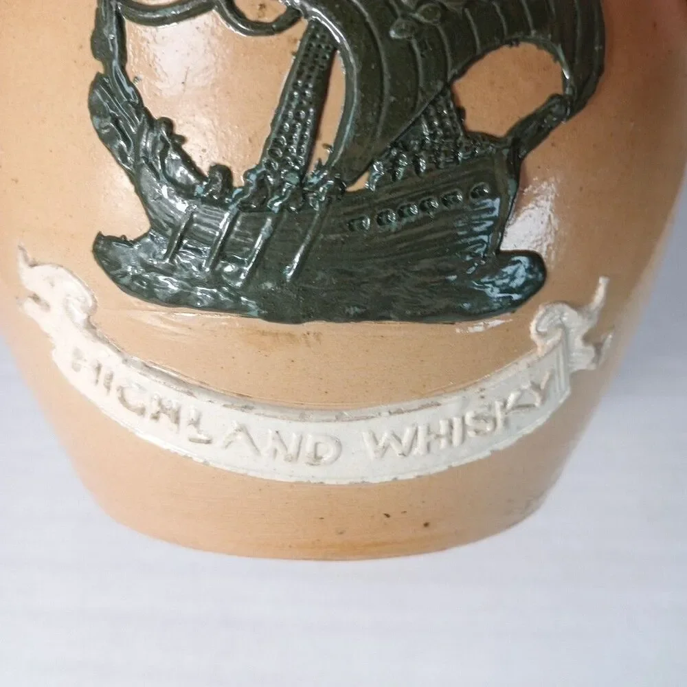 Antique‎ Doulton Lambeth Stoneware Pottery Special Highland Whisky Jug England